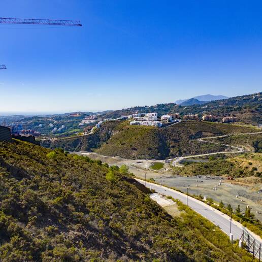 West facing plot in new exclusive resort
