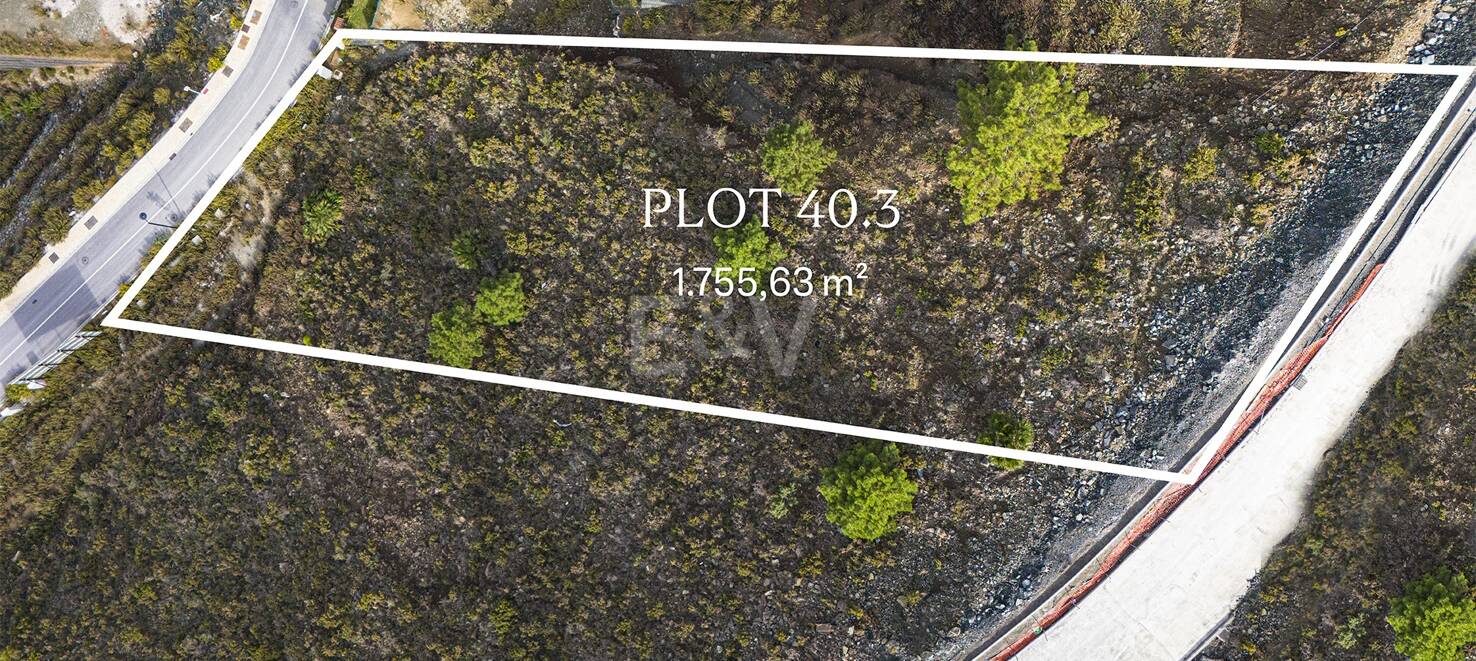 West facing plot in new exclusive resort