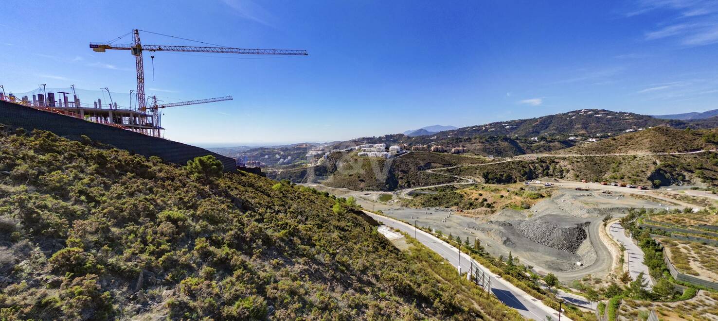 West facing plot in new exclusive resort