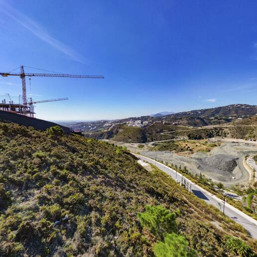 West facing plot in new exclusive resort