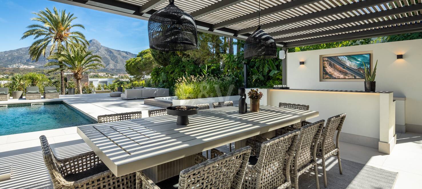 Wybitna willa w Nueva Andalucía z Andaluzjańską Skandynawską Charm