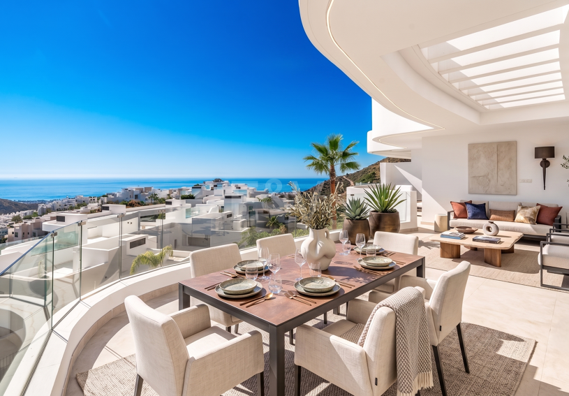 Palo Alto Lägenhet med fantastiska panoramautsikter och rymliga terrass