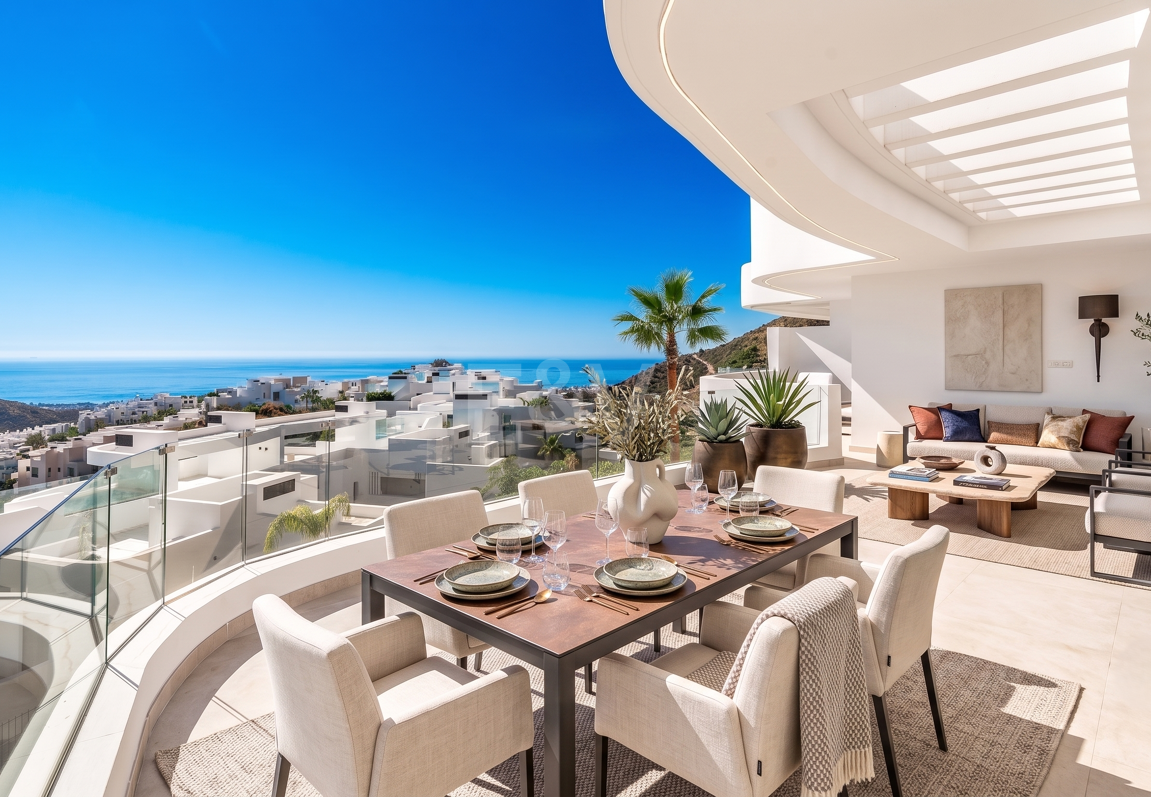 Palo Alto Lägenhet med fantastiska panoramautsikter och rymliga terrass