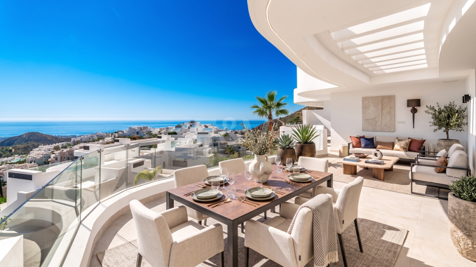 Apartamento en Palo Alto con impresionantes vistas al mar y amplia terraza