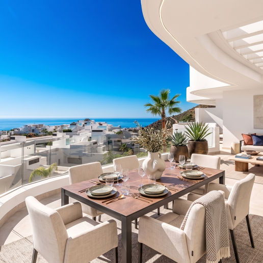 Palo Alto Lägenhet med fantastiska panoramautsikter och rymliga terrass