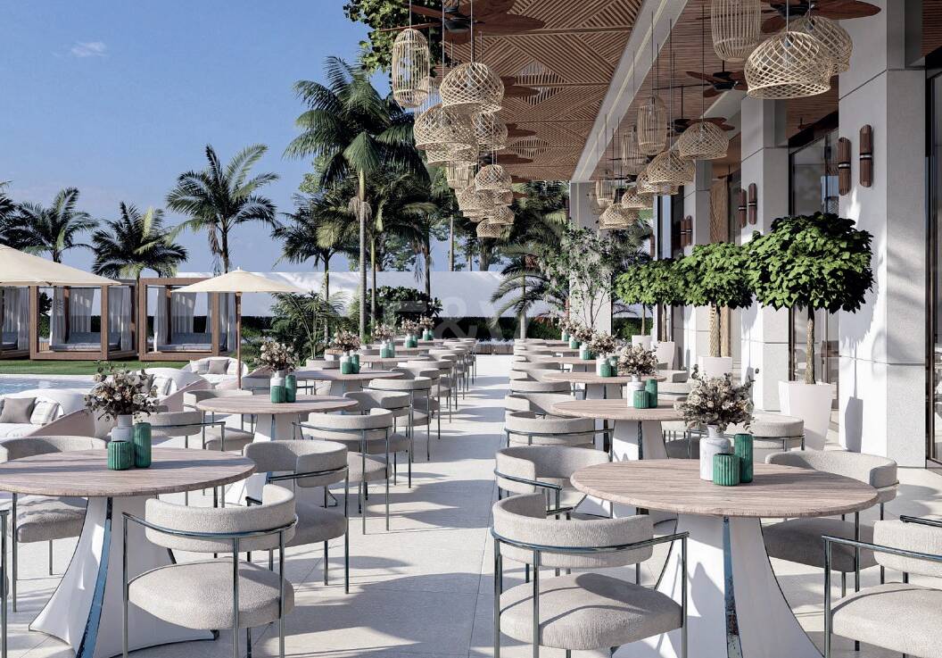 Investeringsmöjligheter och semesterboende i ett nytt hotellprojekt