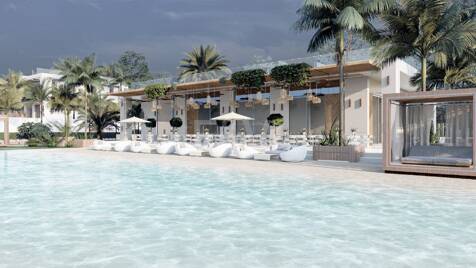 Investeringsmöjligheter och semesterboende i ett nytt hotellprojekt