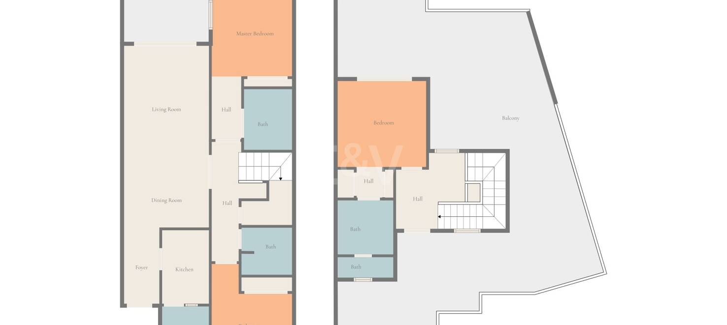 Rymlig Beachside Penthouse med Rooftop Terrace och Pool Views i Alicate Playa