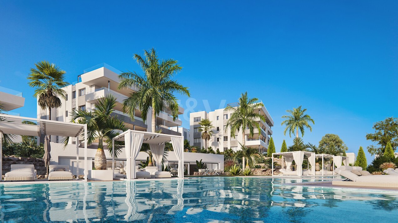 Apartamento en planta baja listo para entregar en la prestigiosa urbanización Santa Clara Golf, Marbella Este