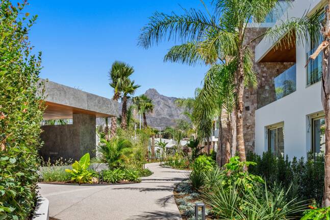 Duplex-Penthouse mit Rooftop-Plunge-Pool und Panoramablick auf das Meer