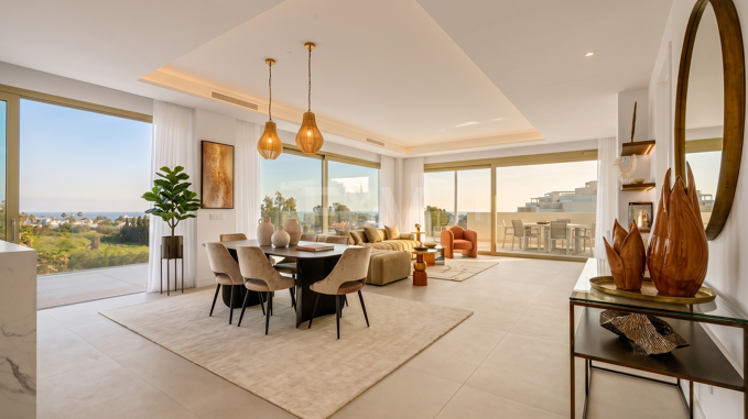 Duplex Penthouse in Benalus with Rooftop Plunge Pool and Sea Views