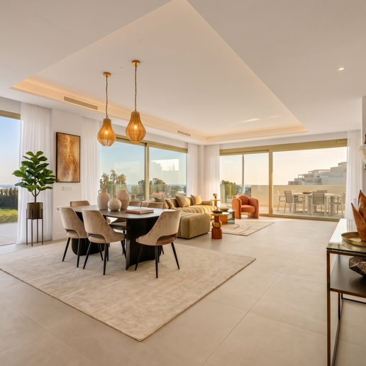 Duplex Penthouse w Benalus z Rooftop Plunge Pool i widoki na morze