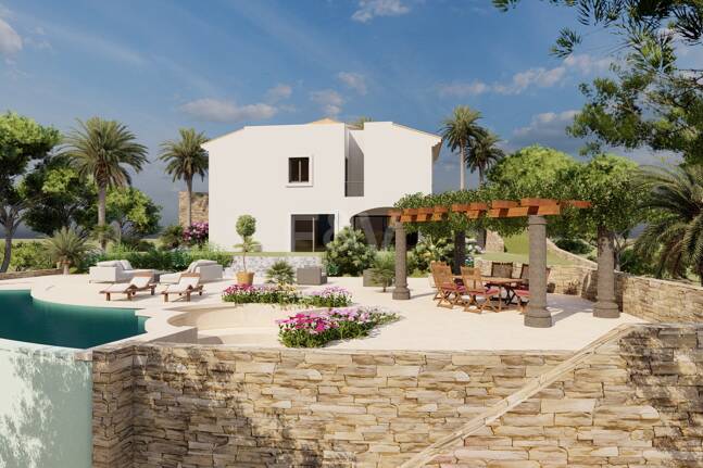 Grundstück mit Bauprojekt in erster Linie am Golfplatz Santa María