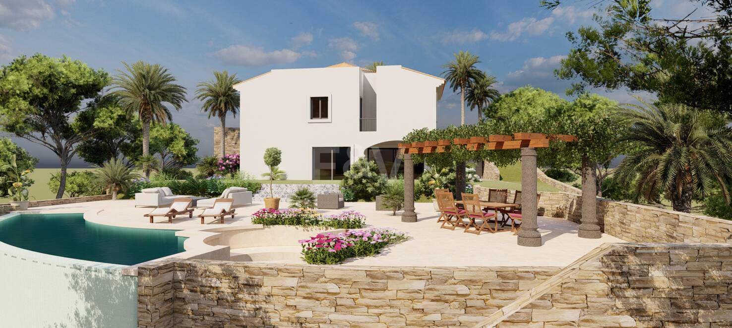 Grundstück mit Bauprojekt in erster Linie am Golfplatz Santa María