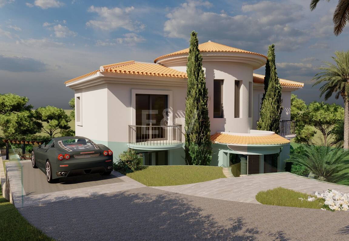 Grundstück mit Bauprojekt in erster Linie am Golfplatz Santa María