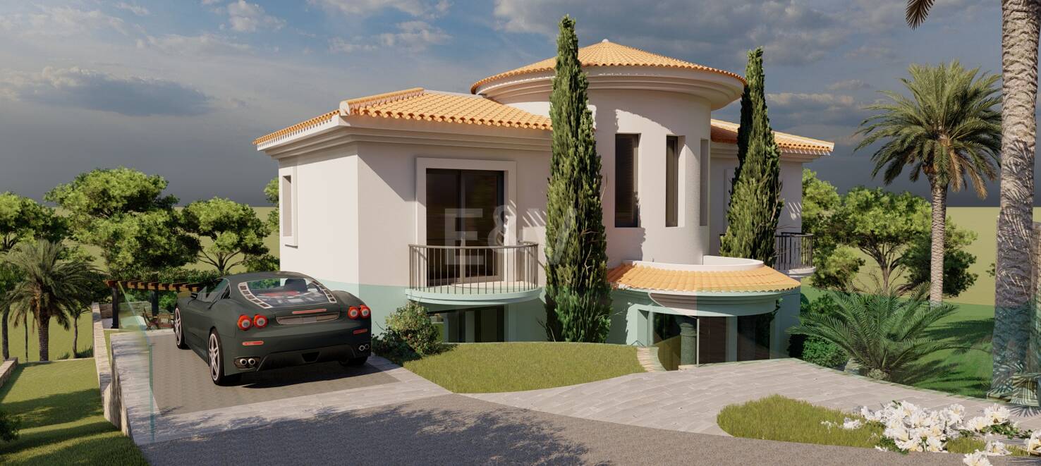 Grundstück mit Bauprojekt in erster Linie am Golfplatz Santa María