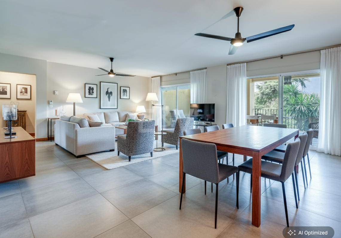 4-Schlafzimmer-Wohnung in erster Golflinie in der Nähe von Annehmlichkeiten