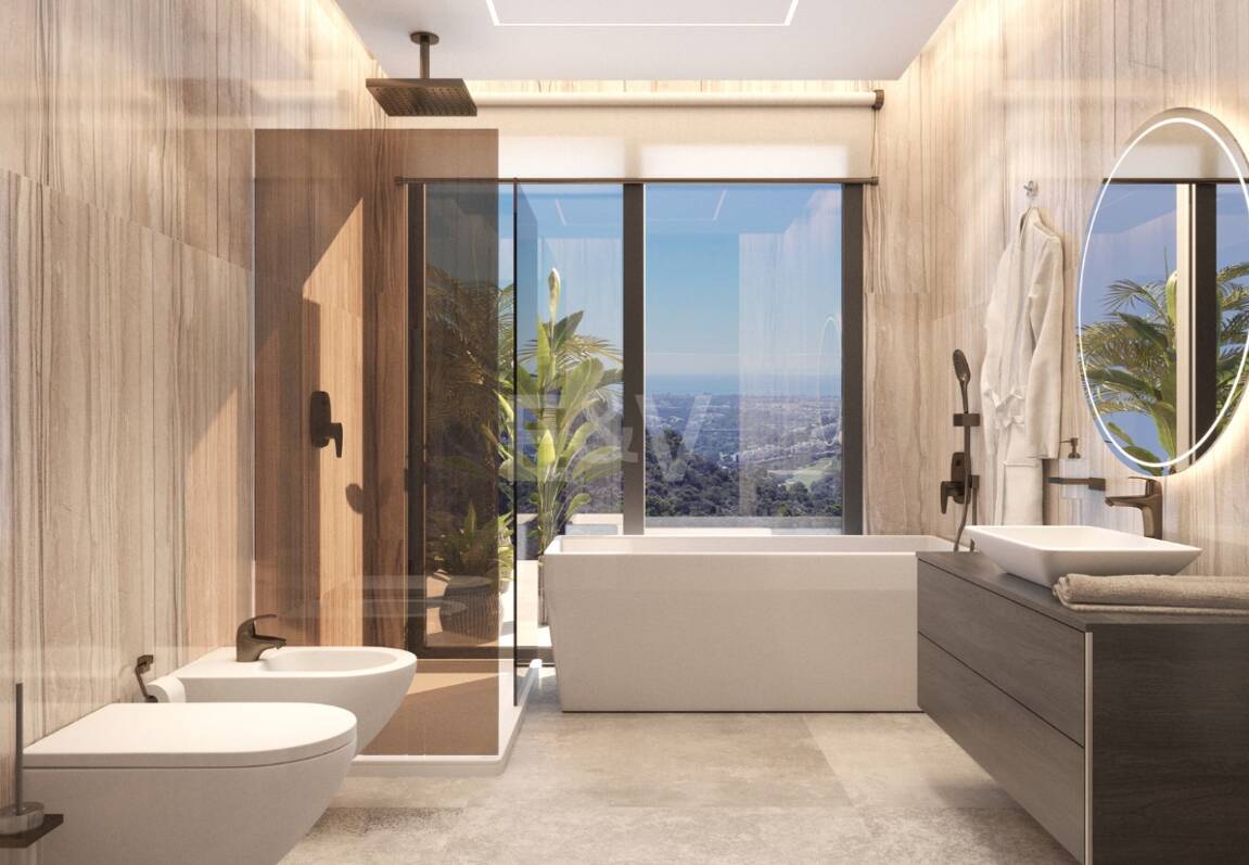 Modernt arkitektoniskt mästerverk inbäddat i exklusiva Benahavis enklav!