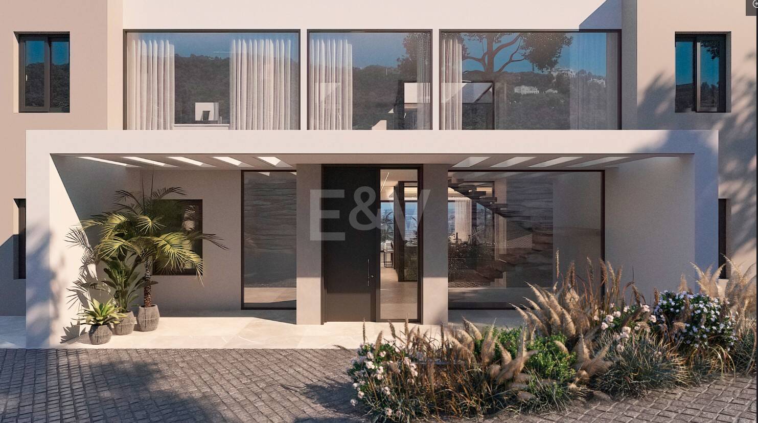 Modernt arkitektoniskt mästerverk inbäddat i exklusiva Benahavis enklav!