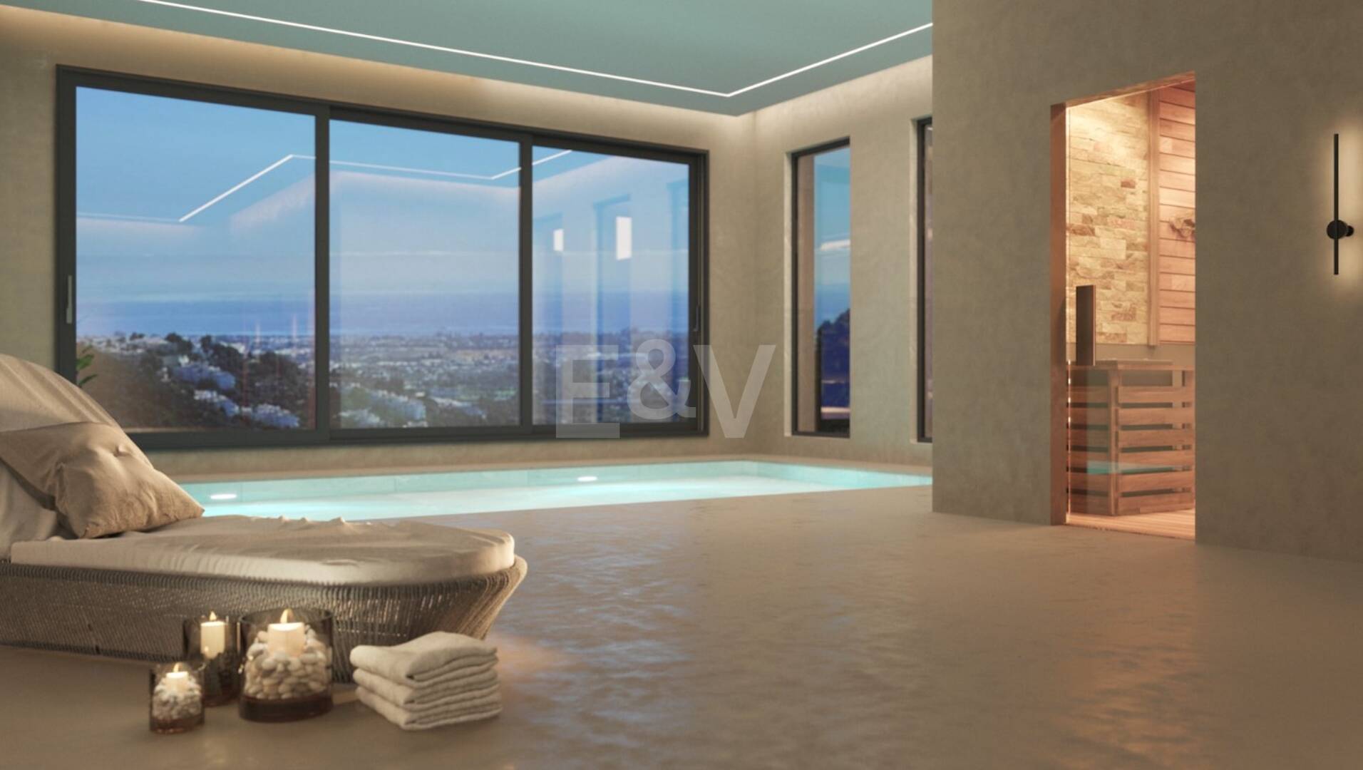 Modern architectural masterpiece nestled in exclusive Benahavis enclave!