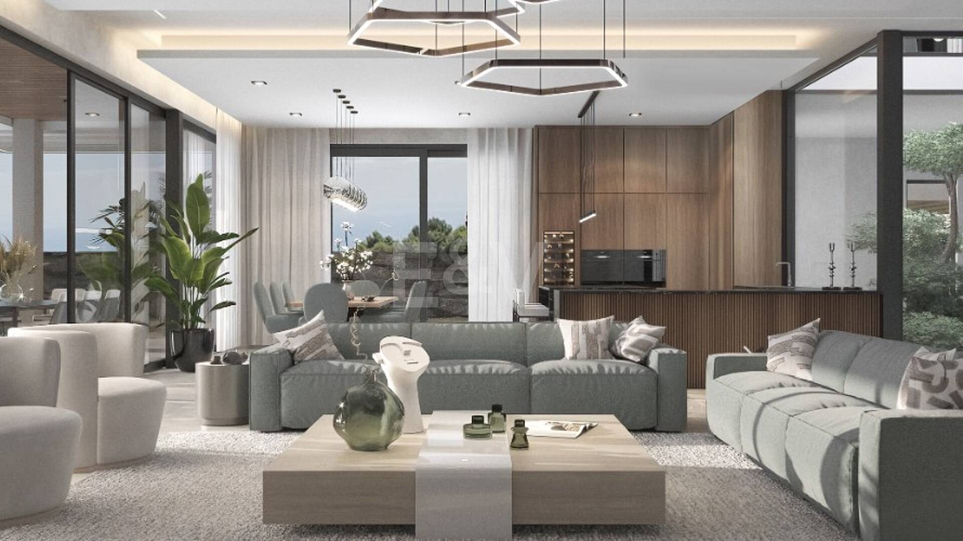 Modern architectural masterpiece nestled in exclusive Benahavis enclave!