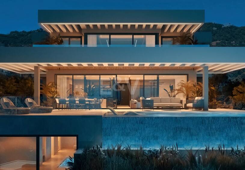 Modernt arkitektoniskt mästerverk inbäddat i exklusiva Benahavis enklav!