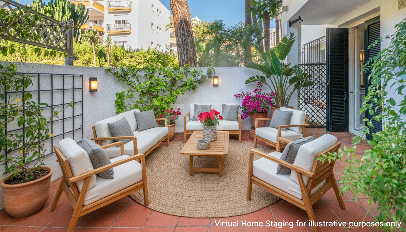 Garden Apartment Steps from the Sea