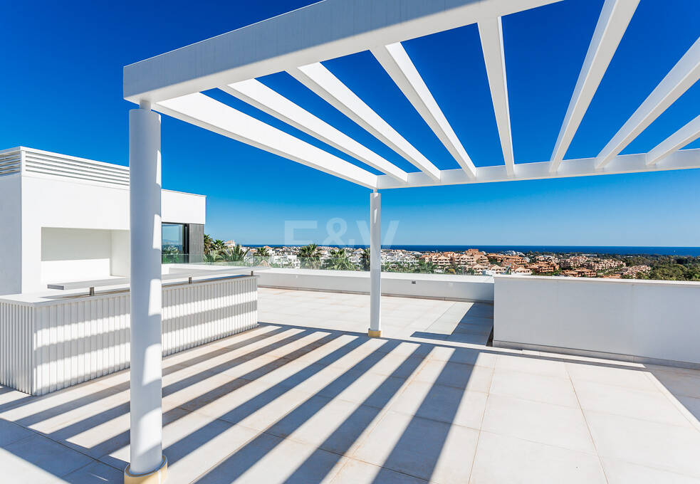 Modern Villa with Stunning Sea Views beside the Golf Course