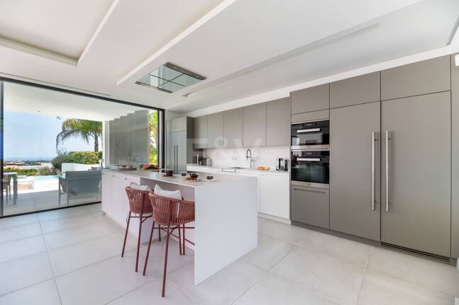 Modern Villa with Stunning Sea Views beside the Golf Course