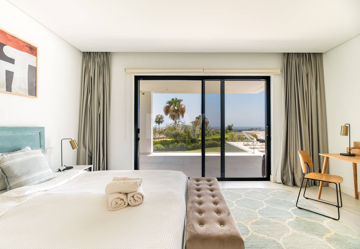 Modern Villa with Stunning Sea Views beside the Golf Course