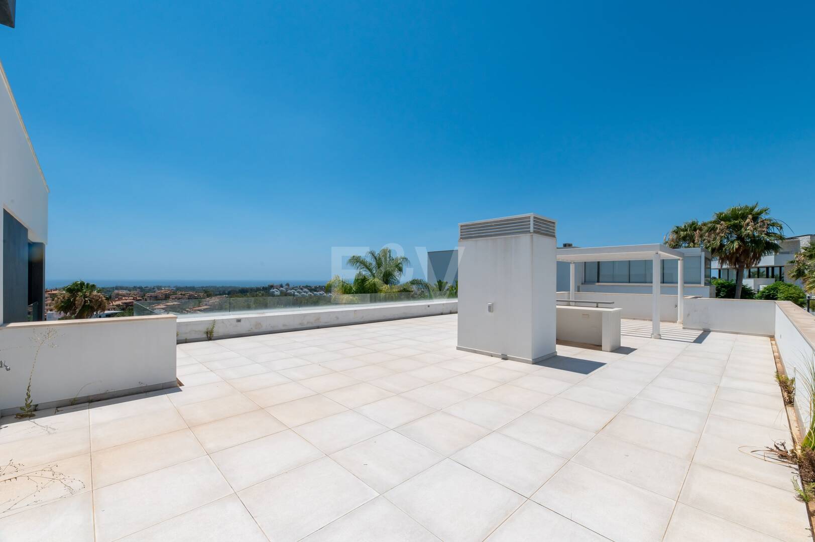 Modern Villa with Stunning Sea Views beside the Golf Course