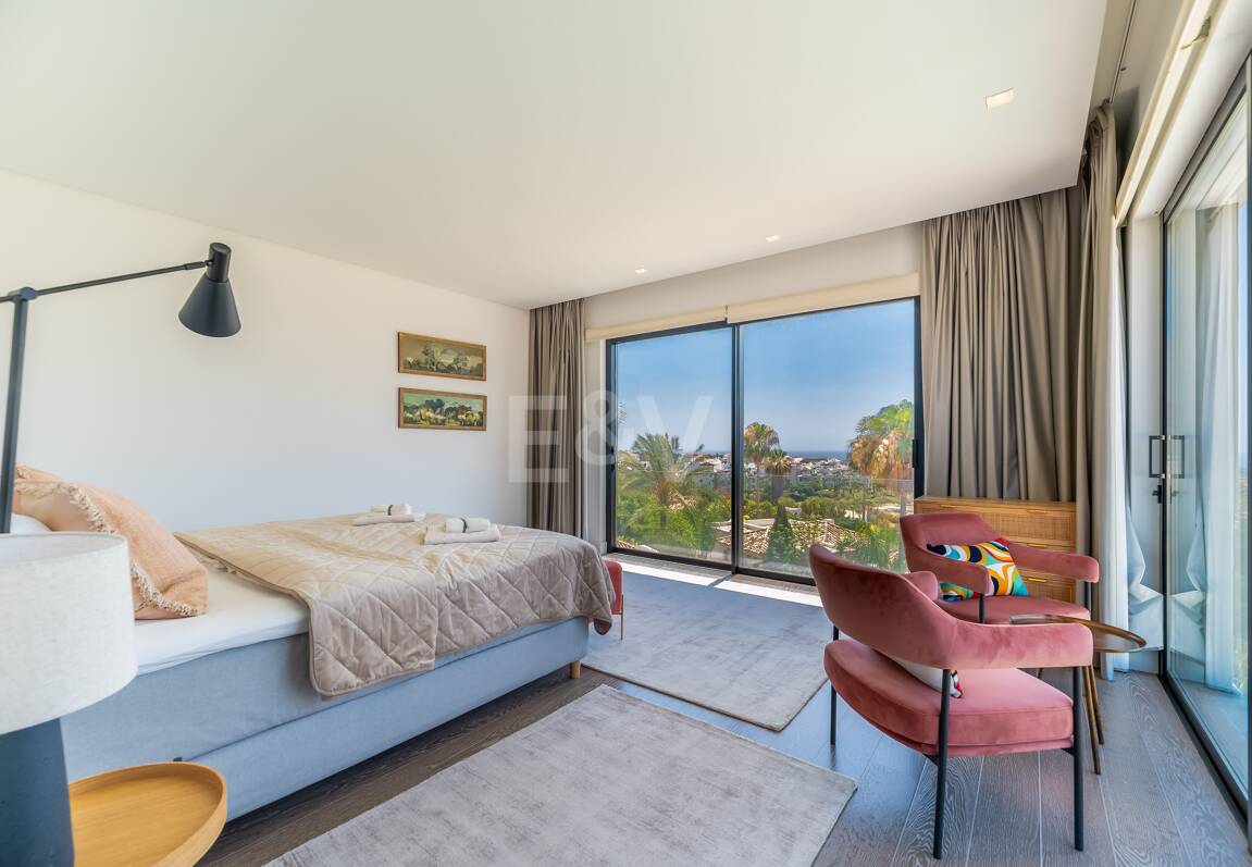 Modern Villa with Stunning Sea Views beside the Golf Course