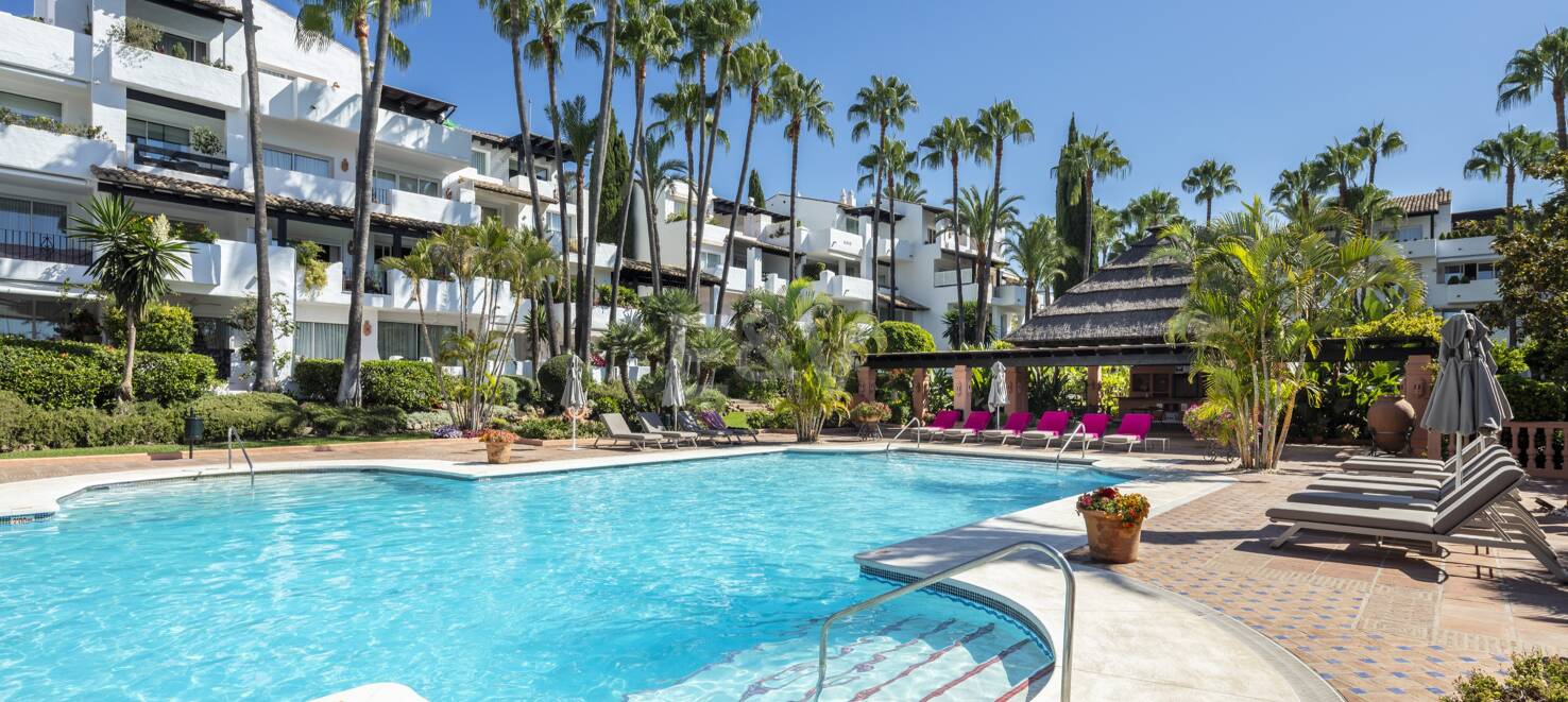 Appartement rez de chaussée raffiné à Marbella, Puente Romano Resort