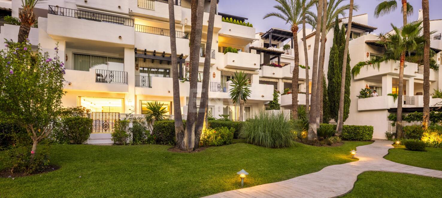 Appartement rez de chaussée raffiné à Marbella, Puente Romano Resort