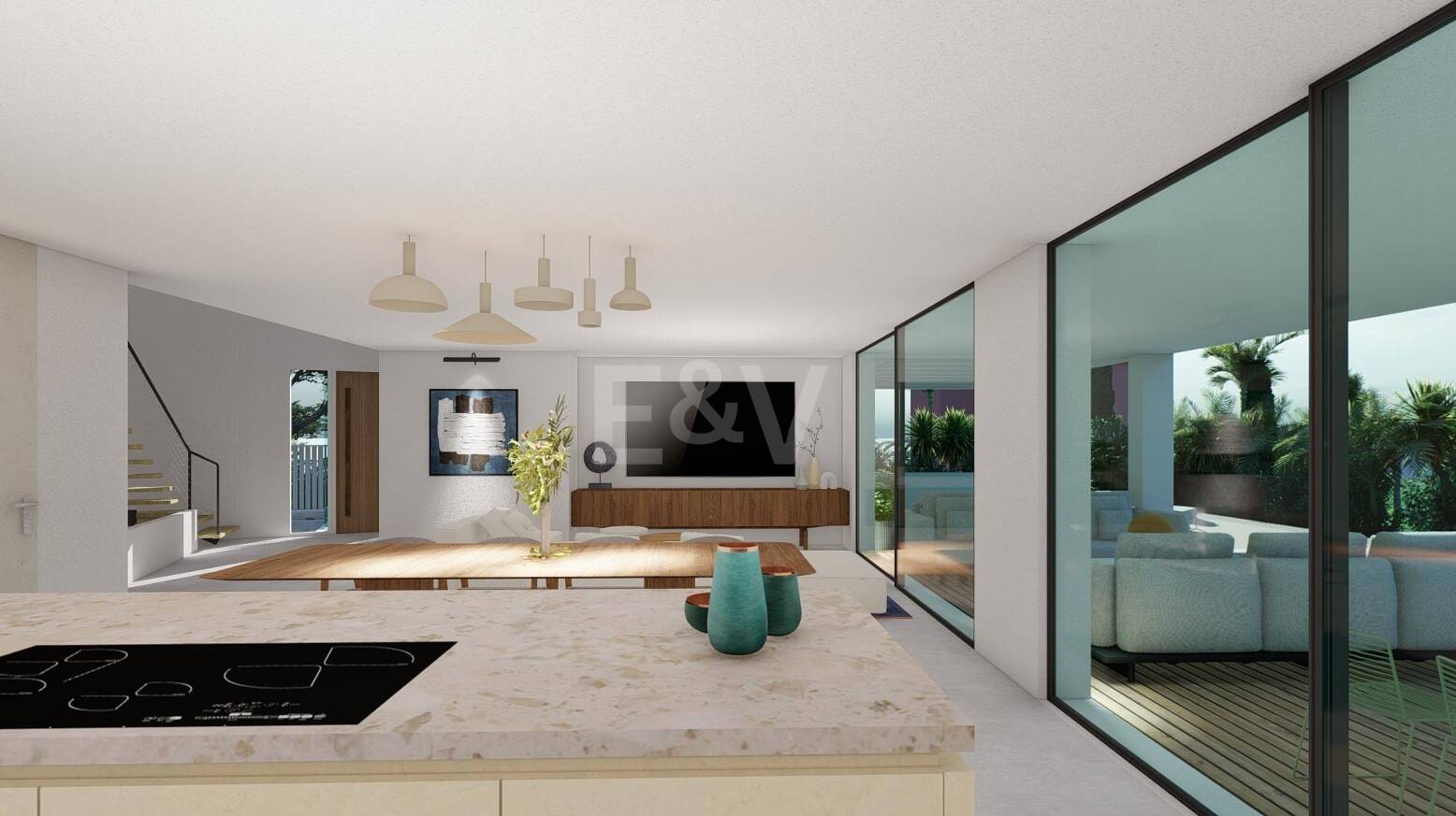 Stunning Modern Villa Project i San Pedro Beachside