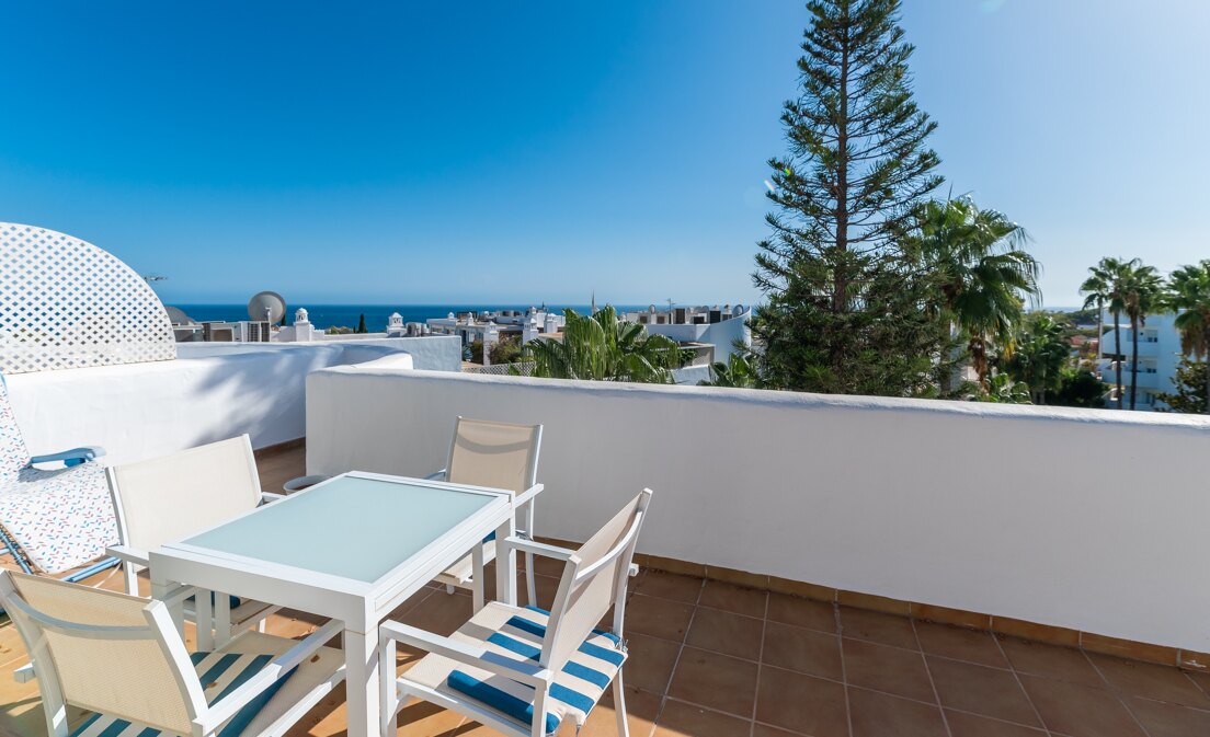 Stilvolles Penthouse in Marbella Real mit herrlicher Dachterrasse