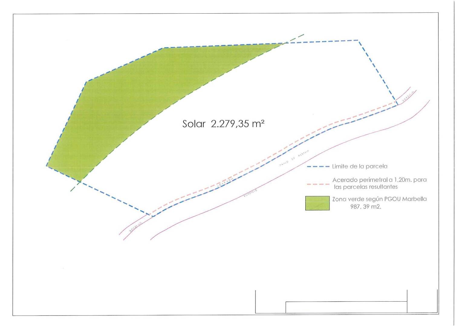 Plats i tyst område i Elviria