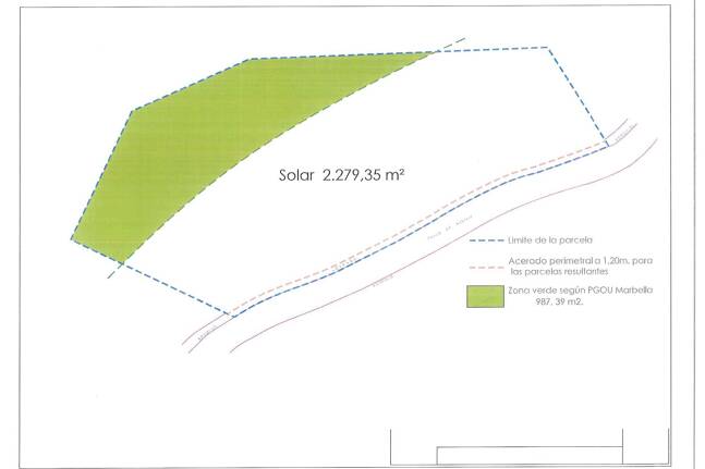 Grundstück in ruhiger Lage in Elviria