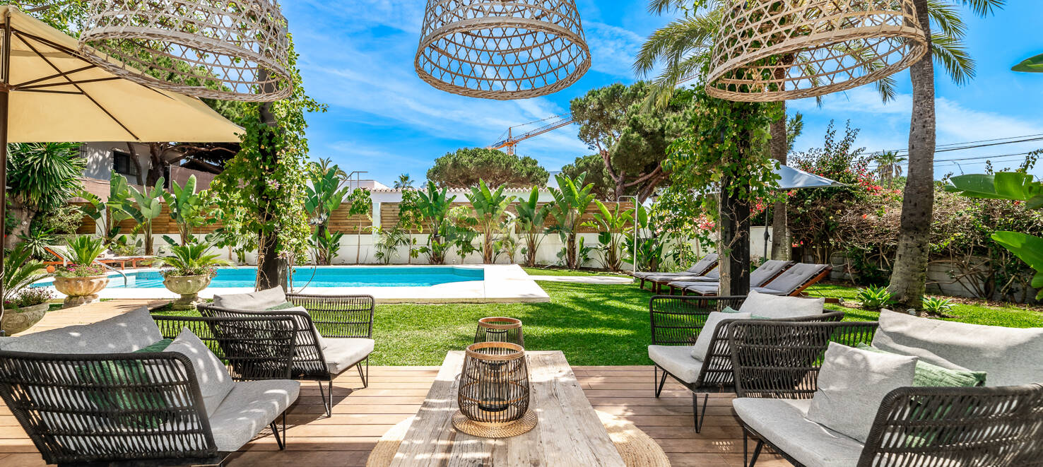 Fantastisk villa i Marbellas exklusiva strand urbanisering