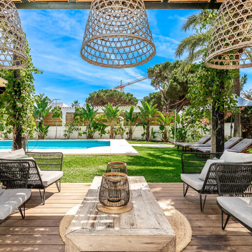 Fantastisk villa i Marbellas exklusiva strand urbanisering