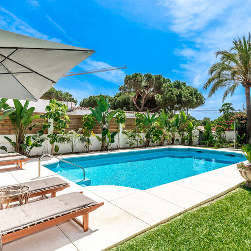 Fantastisk villa i Marbellas exklusiva strand urbanisering