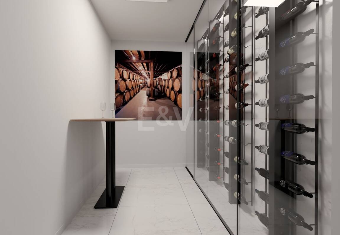 Projet de Villa El Paraiso Alto contemporain avec vue sur le golf et la mer