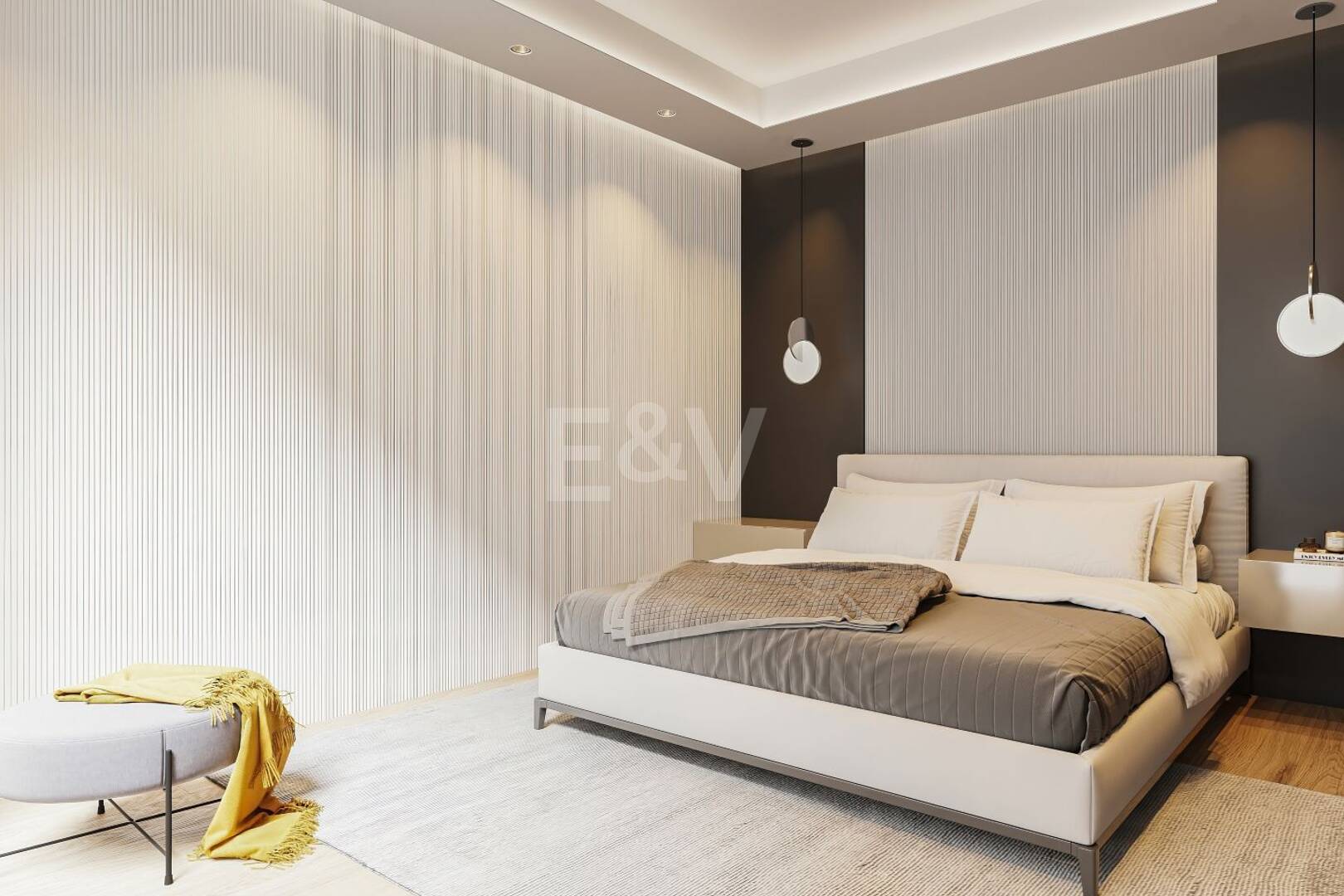 Projet de Villa El Paraiso Alto contemporain avec vue sur le golf et la mer