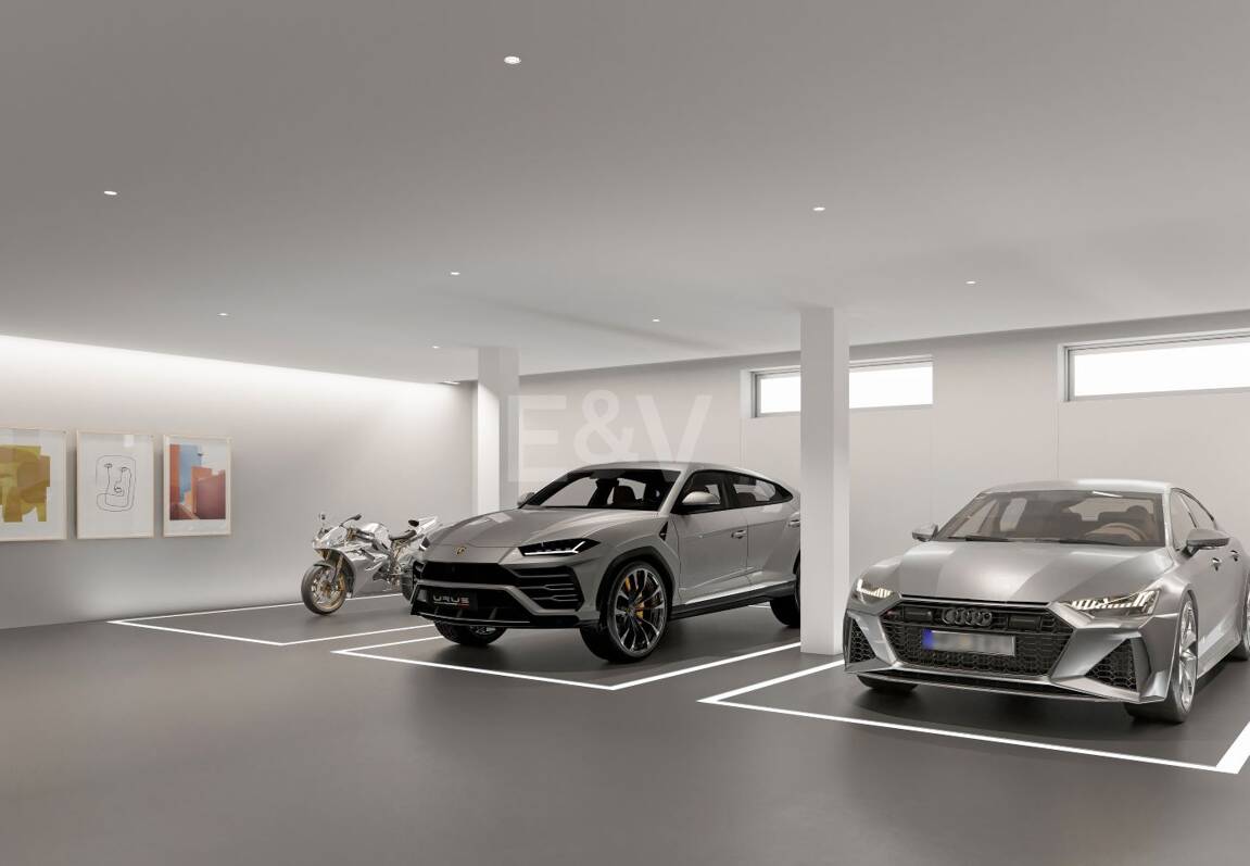 Projet de Villa El Paraiso Alto contemporain avec vue sur le golf et la mer