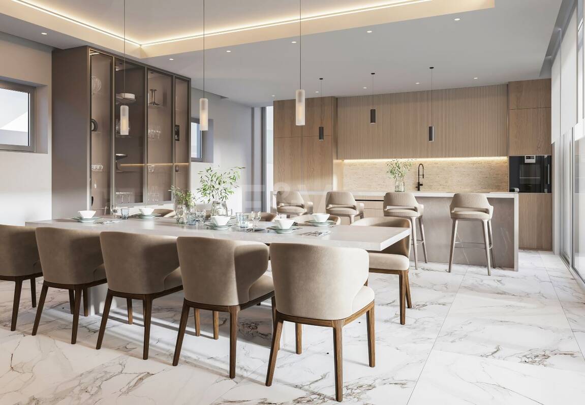 Projet de Villa El Paraiso Alto contemporain avec vue sur le golf et la mer