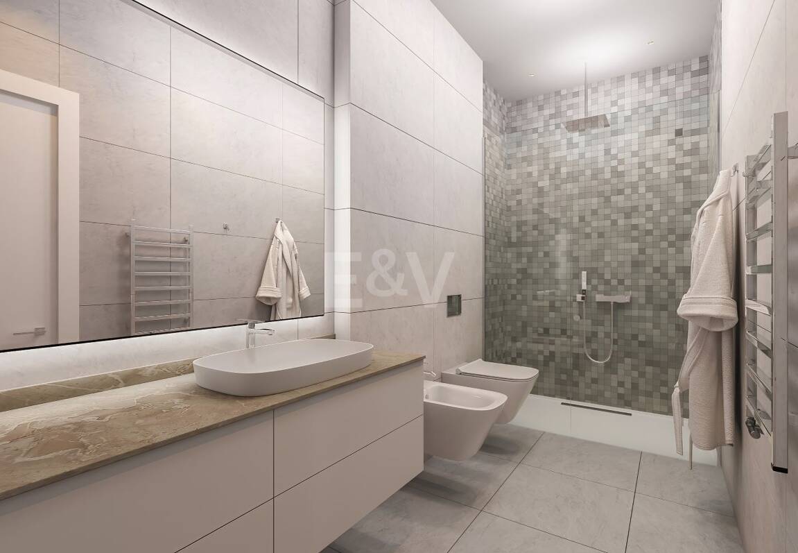 Projet de Villa El Paraiso Alto contemporain avec vue sur le golf et la mer