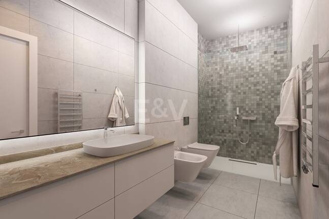 Projet de Villa El Paraiso Alto contemporain avec vue sur le golf et la mer