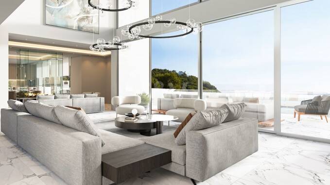 Samtida El Paraiso Alto Villa Project med Golf och Sea Views