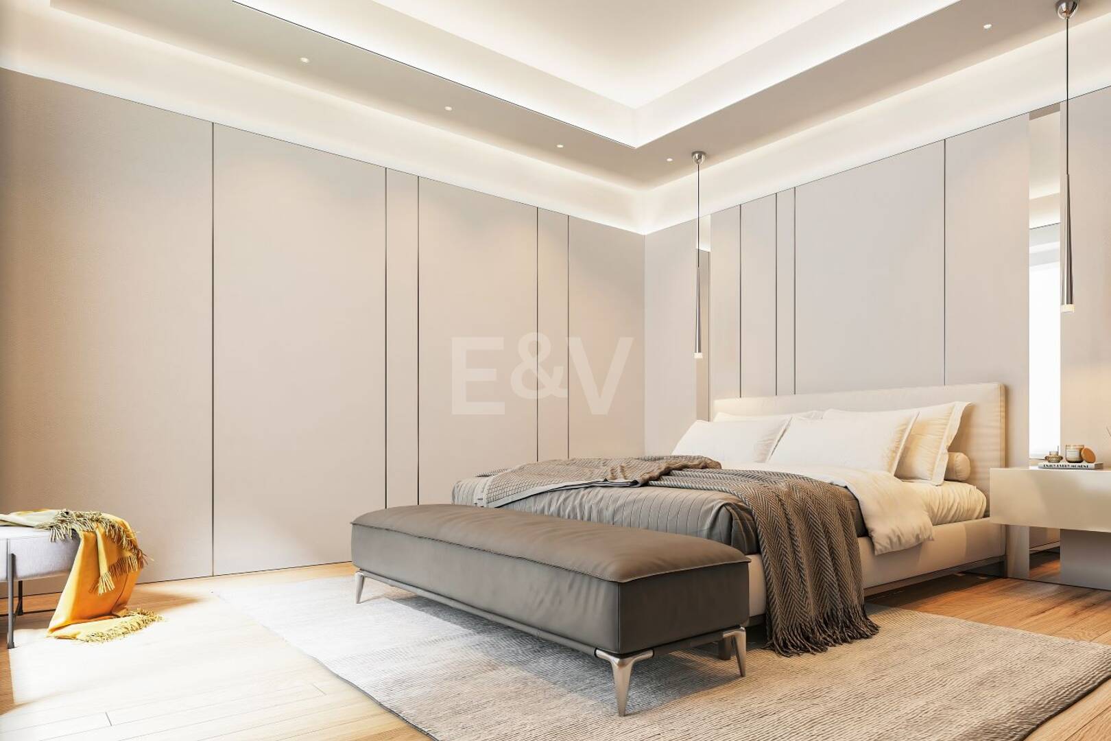 Projet de Villa El Paraiso Alto contemporain avec vue sur le golf et la mer