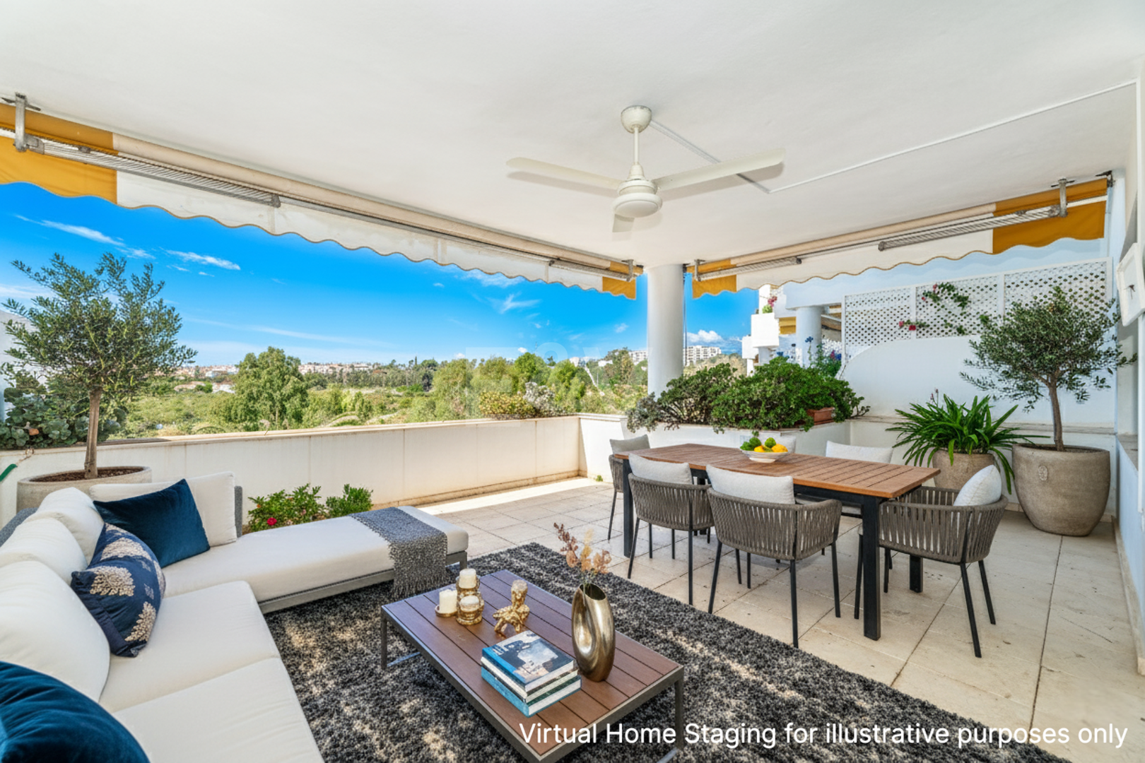 Geräumiges Guadalmina Apartment in Frontline-Golfanlage.